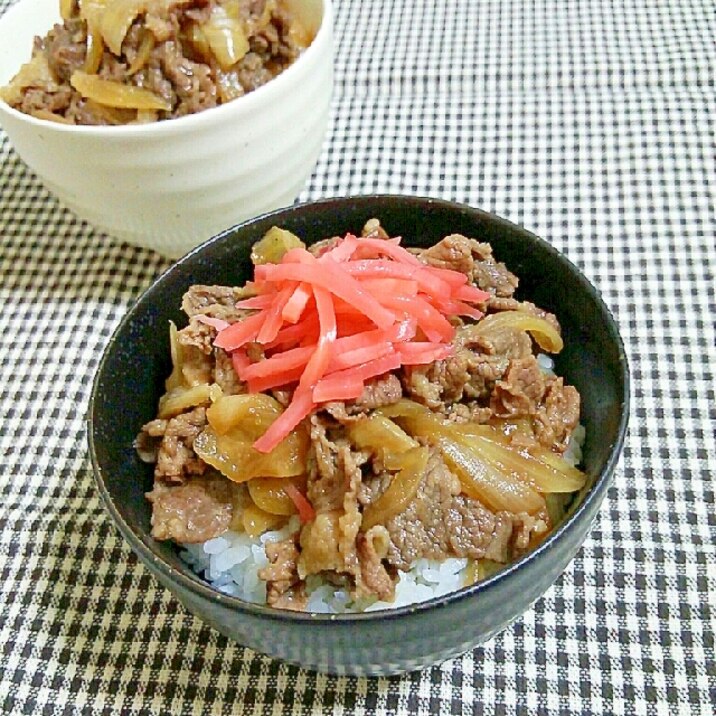 簡単うまい♪牛丼